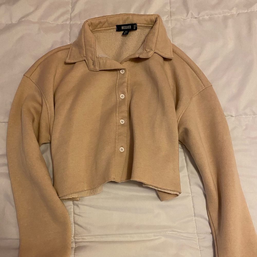 Misguided Cropped Sweatshirt